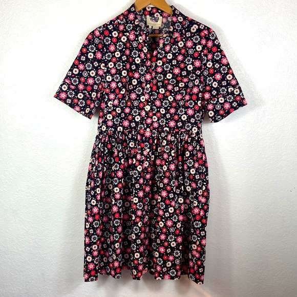 KATE SPADE Mini Casa Floral Shirtdress 8 - Picture 7 of 11